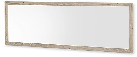 BRÜNN Wandspiegel in Viking Oak Optik - Vielseitig einsetzbarer Spiegel für Flur, Wohn- und Esszimmer - 180 x 60 x 3,5 cm (B/H/T)