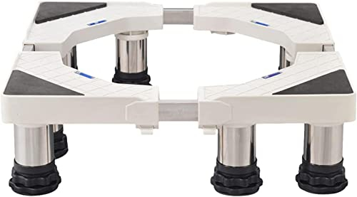 YHJZSM Washing Machine Stand BaseDrum Washing Machine Base Refrigerator Holder Stand Adjustable Height 13-16cm Fridge Freezer Stand Pedestal Length/Width 42-68cm Stent for Wine Cooler,Ice