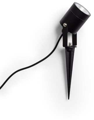 LEDKIA Faretto da Esterno LED 3W con Picchetto Fern EasyFit 12V Nero