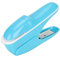 Mokernali klammerloser Hefter, Japanisches Heftgerät, Staple-Free Stapler aus Kunststoff, Heften ohne Klammern, Japanischer Heftklammerloser Hefter, für 8 Seiten 70g Papier (BLAU)