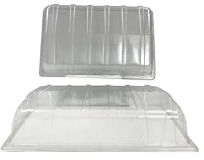 Oakland Gardens Premium Propagator Lids Seed Tray Plastic Tops Inserts Trays for Rapid Seed Germination Full Size Pack of 5