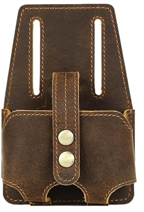 Tape Measure Holder Pouch, Craft Tape Measure Belt Holder, Measuring Tool Pouch, Leather Tape Holster, Tape Measure Holder Tool, Tapes Holster Pouch Attach to Belt for Carpenters, Electricians