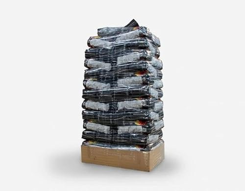 Palet de 75 Sacos de Briquetas de Carbón Vegetal de 10 Kilos - 750 Kilos
