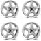 4x Borbet Felgen F 6x15 ET40 4x100 brilliant silver kompatibel mit Honda Civic Insight Jazz
