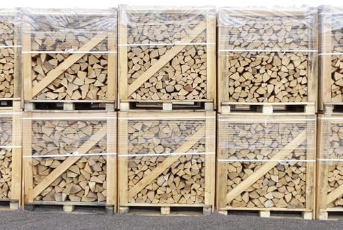 gruenwaren jakubik 1m³ ? 1,6 SRM Kaminholz Feuerholz Brennholz Buche Holzscheite trocken 7% Premiumqualität (EUR 0,60 / kg)
