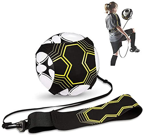 Duiyehui Fußball Kick Trainer Fußball/Volleyball/Rugby Kick Throw Trainer Solo Fußball Trainer Solo Praxis Training Control Fähigkeiten Fußball Kick Trainer