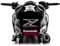 Z-STREET EVO Radlauf-Sticker, Kawasaki Z900/Z900E (DARK RED), Vinyl, Schwarz, Sportlich-Elegant, Aufkleber für Radlauf