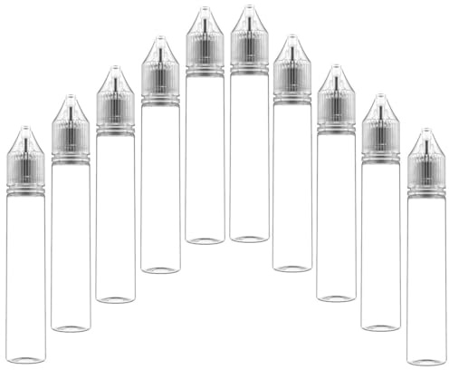 Chubby Gorilla 30ml V3 PET Unicorn Bottle clear + clear cap 10-pack