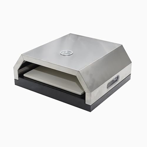 Four à pizza XIAGJAO, portable, avec thermomètre, résistant à haute température, pour camping et barbecue extérieur