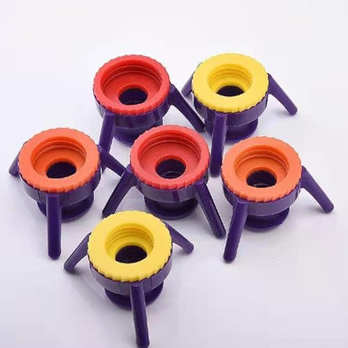 DWLNDJR Bottles Stand Cap,Bottle Emptying Stand,Bottle Emptying Kit, Three Designs, Large, Medium, and Small, are Suitable for Most Bottle Mouths and Do Not Generate Unnecessary Waste. (Two Sets)