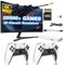 Consola de Juegos Retro Con Salida HDMI 4K, Tarjeta de 128 GB 30000+ Juegos, Compatible Con 23 Emuladores, 2 Mandos Inalámbricos Para Niños y Adultos