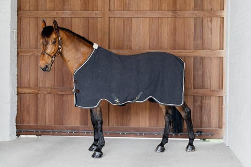 Kentucky - Abschwitzdecke vegan Wool grau 155-6'9