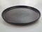 MIAMIO – Ensemble d'assiettes plates en céramique pour 4 personnes/Vaisselle en céramique 4 pièces, assiettes modernes en grès – Collection Luxe (Noir, Petite assiette (4x))