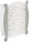 Bayer Chic 2000 - Puppenkleiderschrank mit Kleiderstange und Kleiderbügel, Puppenschrank, Puppenmöbel, Puppenzubehör, Schrank für Puppen, Stars grau