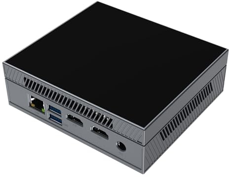 Gugxiom Mini PC GX59 a 4 Core da 2,9 GHz, Mini Computer Desktop 4K con Triplo Display, Computer WiFi 5 per Giochi Domestici Aziendali W 11 10 (Spina Europea)