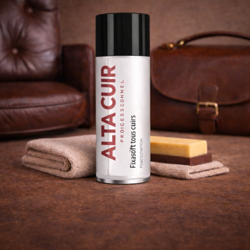 Vernis Cuir Fixasoft Mat – Finition Protectrice Mate – Fixateur Teinture Cuir – Protection Durable Chaussures, Sacs, Maroquinerie