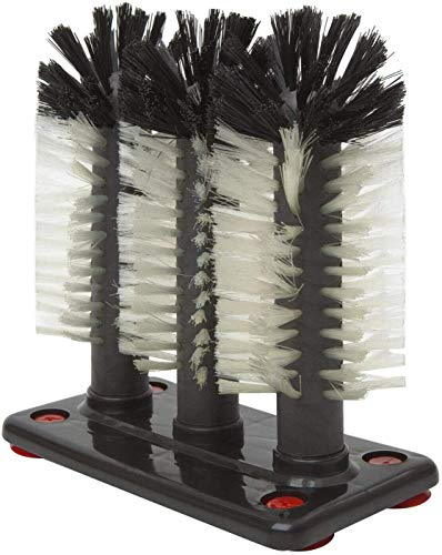 We Can Source It Ltd - Brush Glass Washer Cleaner Scrubber Bar Pub Catering - Set of 3