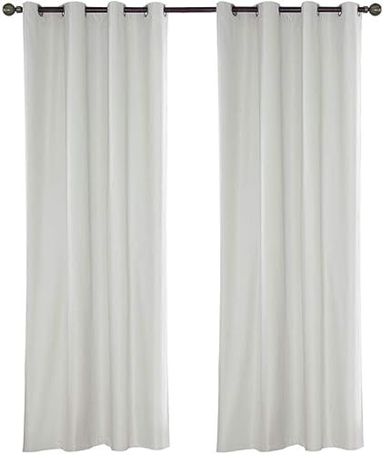 ele ELEOPTION Tenda Impermeabile per Esterni, con Occhielli, Protezione UV, per Portico Anteriore, Pergola Cabana Patio Coperto Gazebo, Dock e Casa in Spiaggia (1 pezzi, 137 X 244cm, Bianca)
