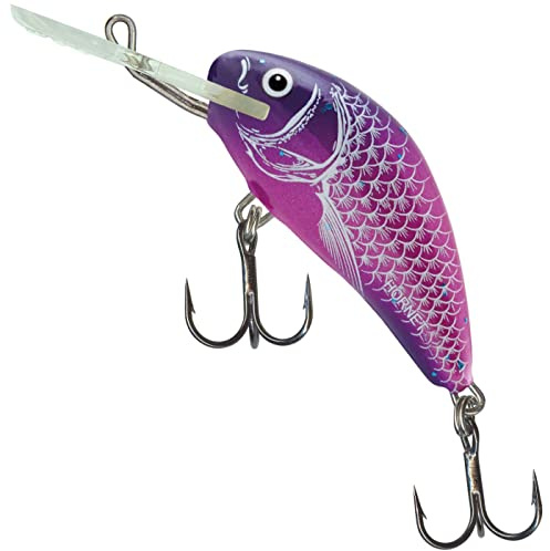 Salmo Hornet Wobbler, Salmo Farben:UV Purple, Länge/Gewicht/Laufverhalten/Tauchtiefe:4cm / 4g / sinkend / 2.0-2.5m