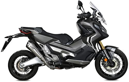 MIVV Pot d'Échappement delta inox compatible avec Honda X-Adv xadv 750 2017 2018 2019 2020