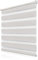 Doppelrollo Klemmfix ohne Bohren 110x200cm(BxH), Rollos für Fenster ohne Bohren Natur, Duo Rollo Klemmrollo, Lichtdurchlässig & Sichtschutz,Fenster Rollos für Innen