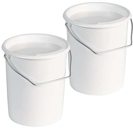 Westmark 237922E3 - Cubo para Leche y Comida con Tapa (3 L, plástico), Color Blanco