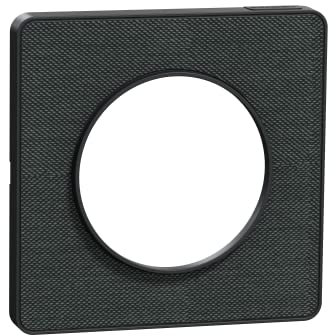 Schneider Electric - Odace Touch - Plaque de finition Kvadrat 1 poste - Ombre/Ant - S540802KB