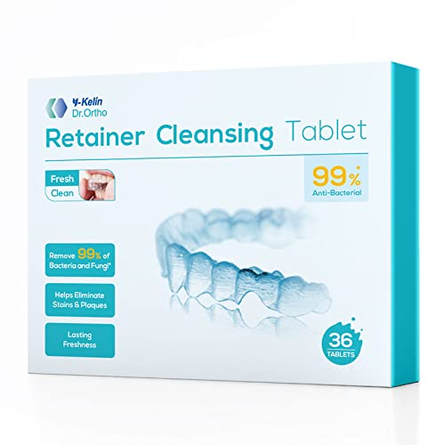 Y-kelin Orthodontic Retainer Cleansing Tablet 36 Tablet (36 tabs)