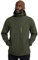 Mountain Warehouse Brisk Extreme Mens Waterproof Jacket - Adjustable Cuffs & Hood, Taped Seams Rain Coat, Breathable Jacket - For Spring Summer, Camping, Travelling & Outdoors Green M