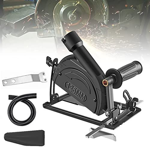 DYK&NX Universal Angle Grinder Clamp Stand, Fixed Bracket Grinder Holder, 45°Adjustable Cutting Machine for 100/115/125mm Angle Mill Woodworking