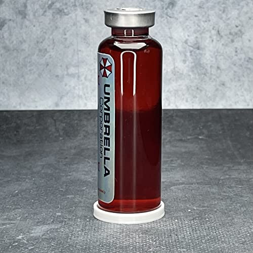 ELACE - Frasco de virus de 07 T Abyss Virus Resident Evil Cosplay – Uso Fan Art Cosplay – Ideal colección – Dim Ht 85 mm x 25 mm – Virus (tipo A)