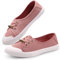 Harvest Land Womens Canvas Shoes Ladies Fashion Plimsolls Soft Trainers Low Top Slip on Sneaker Pink 4