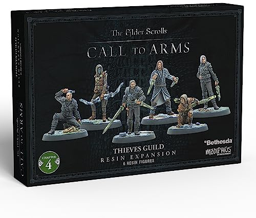 Modiphius Entertainment | The Elder Scrolls: Call to Arms | Thieves Guild | Miniature Game | Unpainted