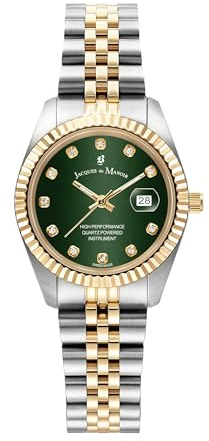 Jacques du Manoir - Armbanduhr Date Inspiration 31mm - Quartz Uhrwerk - Gehäusebreite: 31 mm - Edelstahl - 5 ATM