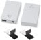 Goweewon 3 AA Battery Holder, 4.5-5V USB Battery Pack for Lights, AA Battery Case Box Holder with On/Off Switch - 2 Pack (White)