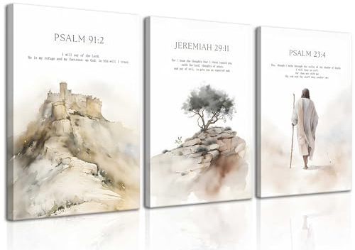 Gerahmte Jesus-Wandkunst, christlicher Bibelvers, Leinwandposter, Drucke, minimalistische Bibelgeschichten, Schrift, Wanddekoration, Bilder, religiöses Kunstwerk für Wohnzimmer, Schlafzimmer, Kirche
