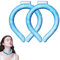 Toseky Ice Neck Ring, Wearable Neck Cooling Tube, Neck Cooling Wraps, Neck Cooler Ice Cold Ring for Outdoor Indoor Use in