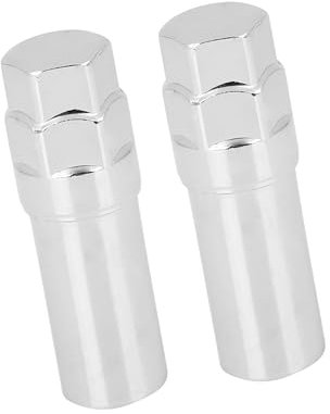 A ABSOPRO 2 Pcs Chrome 7 Spline Wheel Lug Nut Drive Tuner Key Tool Lock 16mm Item Replacement