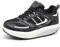 Zapatillas de deporte basculantes correr deportivas gimnasia zapatillas cómodas para caminar balancín fitness bienestar adelgazante cómodas para mujer, 03 Negro Ajuste Estrecho, 39 EU Stretta