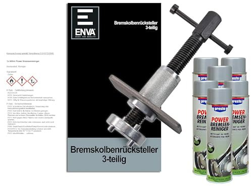 ENVA Bremskolbenrücksteller 3-TLG + 3 l Bremsenreiniger