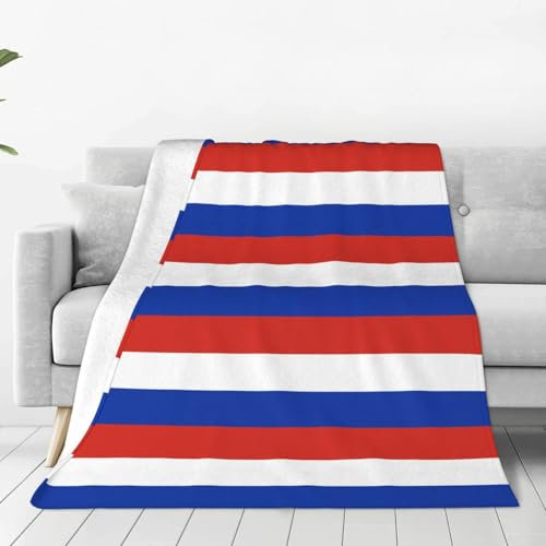 Anceky Russische Flagge, mehrere Größen, ultraweiche Flanelldecke (vertikaler Stil), werfen Sie den Teppich aus Mikrofaserdecke