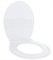 DomoDomo WC-Sitz (Toilettensitz, Klobrille) – Weiß, universell, Modell Formic