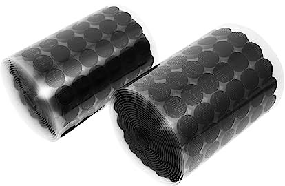 Holibanna 1000paare Klettpunkte Selbstklebend Runde Nylon Aufkleber Für Vielseitige Anwendungen Im Büro Schule Und Zuhause Für Organisation Und Bastelprojekte Transparent Und Stark