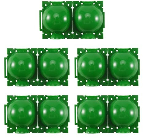 Fozriybefy 5 Stück Pflanzen Vermehrung und Wurzel Vorrichtung - Wiederverwendbare Transplantations Box für die Pflanzen Vermehrung (S, Grün)