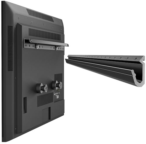 Soporte de pared para TV de 32 a 75 pulgadas, soporte de TV para paneles de yeso, sin taladrar y sin tornillos de pared, con máx. VESA 600 x 400 mm hasta 68 kg, inclinación de 5°, incluye accesorios y