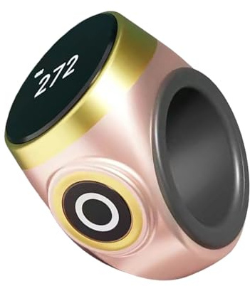 Generico Clicker-Zähler für – ergonomischer digitaler Zähler, wasserdicht, intelligenter Zähler für Ringe, wiederaufladbares Gadget, für Spaziergänge im Freien, Golf, CLAS-Übungen