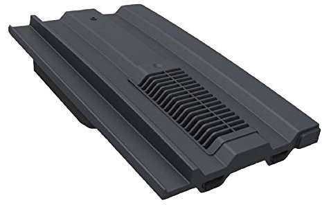 Grey Mini Castellated Roof Tile Vent/Marley Ludlow Plus Redland Sandtoft