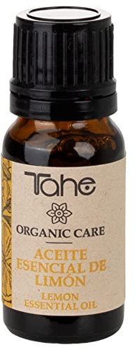 Tahe Organic Care Aceite Esencial de 0% Puro y Natural Efecto Astringente, Dermoprotector Equilibrante Antioxidante, Limón, 10 Mililitros