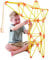 Hape E5562 Flexistix Truss Crane Construction Set Made From Bamboo - Building Toys