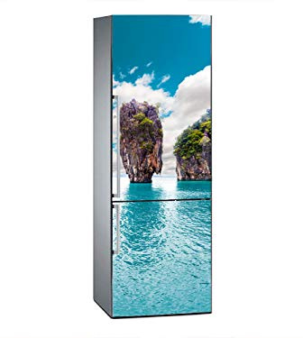 Oedim Aufkleber aus Vinyl für Thailand Meer und Insel | Stabil und einfach anzuwenden | Dekorativer Aufkleber in elegantem Design 185x60cm